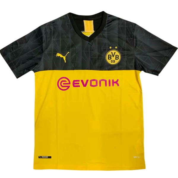 Camiseta Borussia Dortmund CHAMPIONS LEAGUE 2019-20 Amarillo Negro